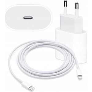 Emeru Nabíjačka pre Apple iPhone 8 Plus USB-C 20W Fast Charg + Kábel USB typ C - Apple Lightning