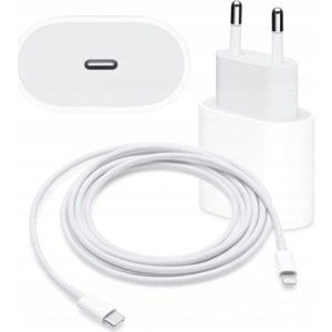 Emeru Nabíjačka pre Apple iPhone 12 USB-C 20W Fast Charg + Kábel USB typ C - Apple Lightning