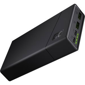 GREEN CELL Power banka GC PowerPlay20 20000mAh s rýchlym nabíjaním 2x USB Ultra Charge a 2x USB-C Power Delivery 18W
