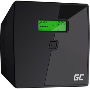 GREEN CELL Záložný zdroj UPS s LCD obrazovkou 1000VA 600W