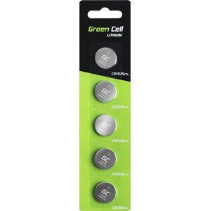 Green Cell Blister 5x Lithium Battery CR2025 3V 160mAh Button