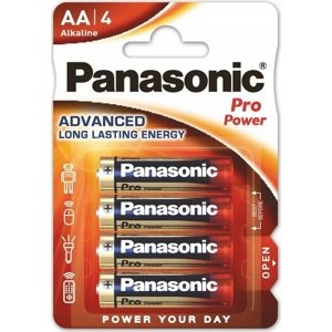 Panasonic Pro Power - Výkonné alkalické batérie AA (LR6), 4 ks