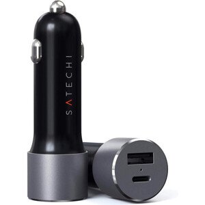 Satechi 72W Type-C PD Car Charger nabíjačka do auta vesmirně šedá