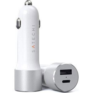 Satechi 72W Type-C PD Car Charger nabíjačka do auta strieborná