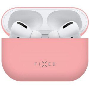 FIXED Silky ultratenké silikónové puzdro Apple Airpods Pro ružové