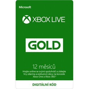 Xbox Live Gold - predplatné na 12 mesiacov (kód online)