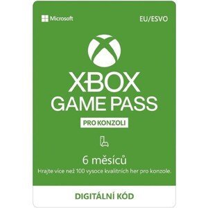 Xbox Game Pass pre konzoly - predplatné 6 mesiacov CC (digitálna verzia)