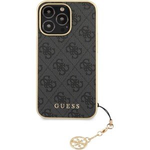 Guess 4G Charms Cover iPhone 13 Pro Max šedý