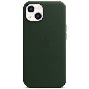 Apple kožený kryt s MagSafe na iPhone 13 sekvojovo zelený