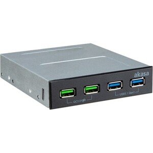 Akasa USB hub 2 x Quick Charge 3.0 + 2 x USB 3.1