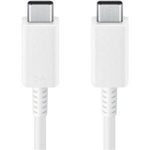 Samsung USB-C/USB-C dátový kábel 5A, 1.8m (EP-DX510JWE) biely