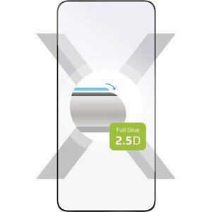 FIXED 2,5D Full-Cover ochranné tvrdené sklo pre Samsung Galaxy S22 5G čierne