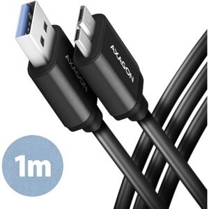 AXAGON kábel Micro USB B - USB-A 1m čierny