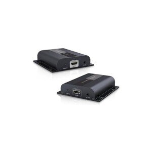 PremiumCord HDMI extender na 120m cez LAN, over IP, HDBitT