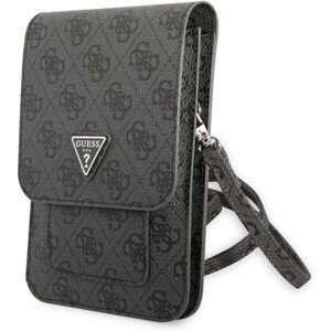 Guess PU 4G Triangle Logo Phone Bag Black