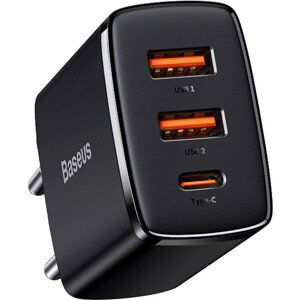 Baseus Compact nabíjačka s USB-C (30W) čierna