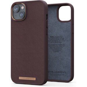 NJORD Genuine Leather Case iPhone 14 Plus Dark Brown