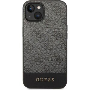 Guess 4G Stripe Zadný Kryt pre iPhone 14 Grey