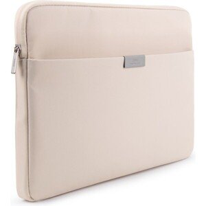 UNIQ BERGEN PROTECTIVE NYLÓN LAPTOP SLEEVE (UP TO 14”) - IVORY BEIGE (IVORY BEIGE)