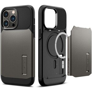 Spigen Slim Armor Mag, gunmetal - iPhone 14 Pro