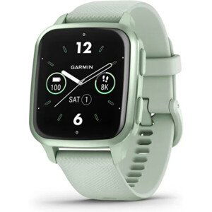 Garmin Venu SQ2,Metallic Mint/Cool Mint Silicone B