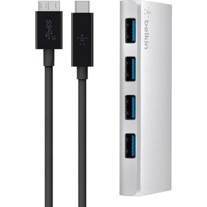 Belkin USB-C Hub 4x USB 3.0 + USB-C Cable