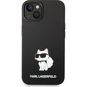 Karl Lagerfeld Liquid Silicone Choupette NFT kryt iPhone 14 čierny