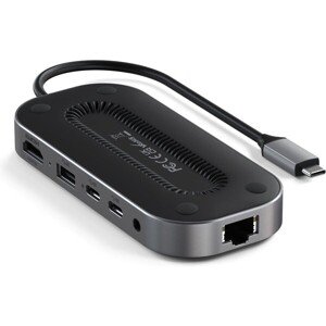 Satechi USB-4 Multiport W2.5G Ethernet Hub čierny