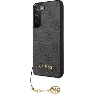 Guess 4G Charms Zadný Kryt pre Samsung Galaxy S23 Grey