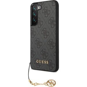 Guess 4G Charms Zadný Kryt pre Samsung Galaxy S23+ Grey