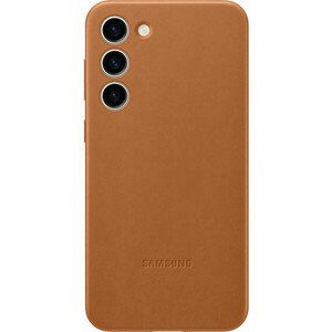 Samsung Leather Case Galaxy S23+, Camel