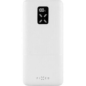 Powerbanka FIXED Zen 20 s LCD displejom a výstupom PD 20W, 20 000 mAh, biela