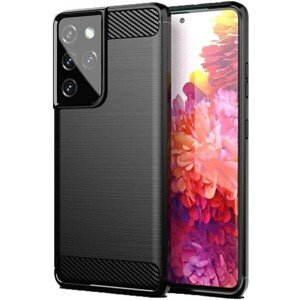 Smarty Carbon púzdro pre Samsung A54 5G čierne