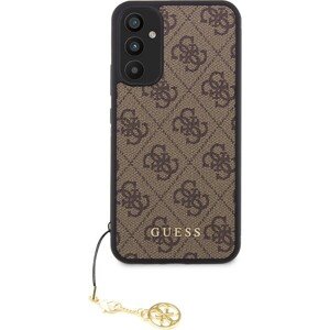 Guess 4G Charms Zadný Kryt pre Samsung Galaxy A34 5G Brown