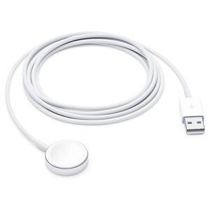 MX2F2ZM/A Apple Magnetický Nabíjací Kábel pre Apple Watch (2m) White (Bulk)