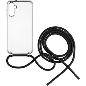 Púzdro FIXED Pure Neck s čiernou šnúrkou na krk pre Samsung Galaxy A14/A14 5G