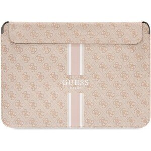 Guess PU 4G Printed Stripes Computer Sleeve 16" Pink