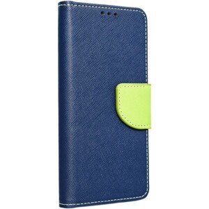 Fancy Book case pre SAMSUNG A54 5G navy/lime