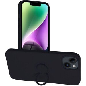 SILICONE RING Case pre IPHONE 14 PLUS black