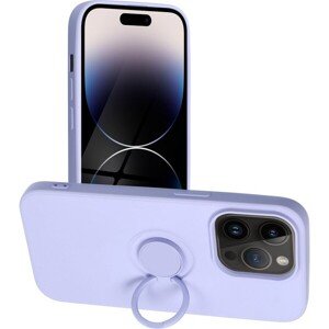 SILICONE RING Case for IPHONE 14 PRO violet