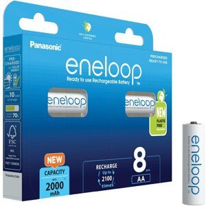 Panasonic Eneloop AA nabíjacia batéria 2000 mAh (8ks)