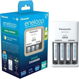 Panasonic Eneloop KJ51MCC04E nabíjačka batérií AA/AAA + 4x AAA nabíjacia batéria 800 mAh