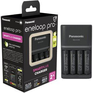 Panasonic Eneloop KJ55HCD40E nabíjačka batérií AA/AAA + 4x AA nabíjacia batéria 2500 mAh