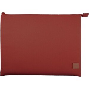 UNIQ LYON SNUG-FIT PROTECTIVE RPET FABRIC LAPTOP SLEEVE (UP TO 14”) - BRICK (BRICK RED)