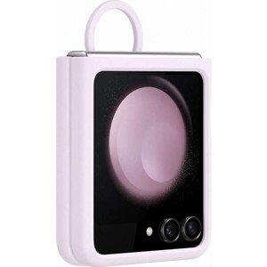 Samsung Silicone Case with Ring Z Flip 5, Lavender