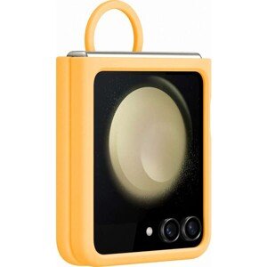 Samsung Silicone Case with Ring Z Flip 5, Apricot