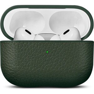 Woolnut kožené puzdro pre AirPods Pro 2. generácie tmavo zelené