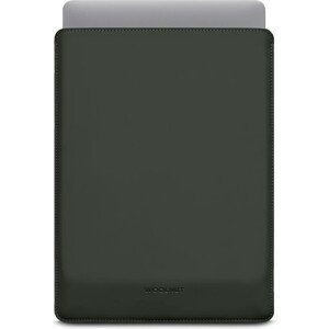 Woolnut Coated PU Sleeve púzdro pre 14" MacBook Pro tmavo zelené