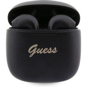 Guess True Wireless Script Logo BT5.3 6H Stereo Earphones Black