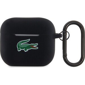 Lacoste Liquid Silicone Croc Logo Puzdro pre AirPods 3 Black